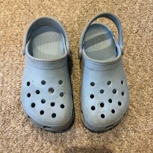 Kids blue crocs